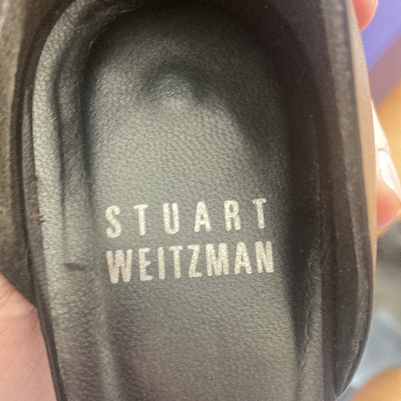 Stuart Weitzman Black Leather Heels - Picture 12 of 12